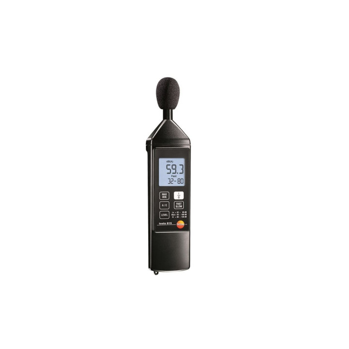 Sound level meter Testo 815 with A/C frequency weighting
