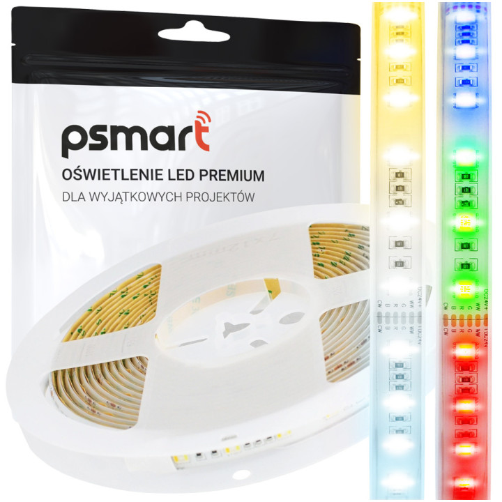Psmart LED Strip 24V RGB+CCT PRO 5050 IP65 60LED/m 5m