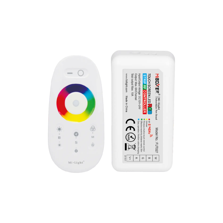 Control Set Remote + Controller RGBW 12-24VDC 10A FUT027