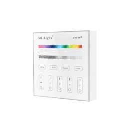 Wall mounted controller RGB/RGBW 4-zone 2xAAA B3