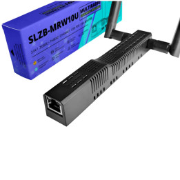 SMLIGHT SLZB-MRW10U Multi-Radio PoE Gateway - Zigbee, Thread, Z-Wave, Matter, Black