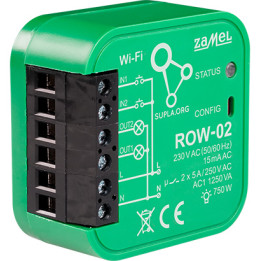 ZAMEL ROW-02 умный Wi-Fi выключатель SUPLA 230 В переменного тока