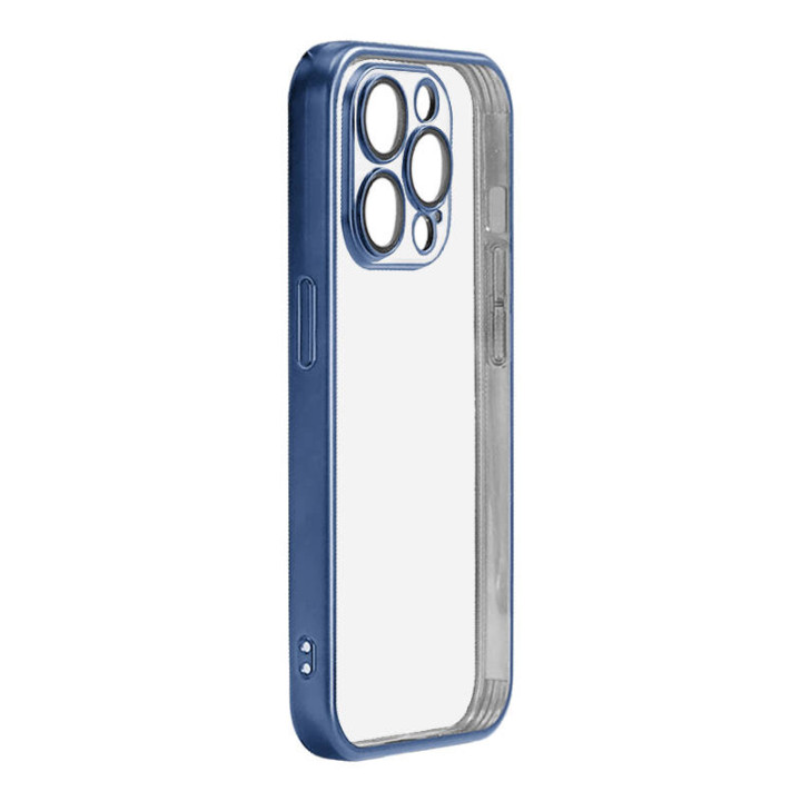 Joyroom JR-15Q2 Protective Case for iPhone 15 Pro (Matte Blue)