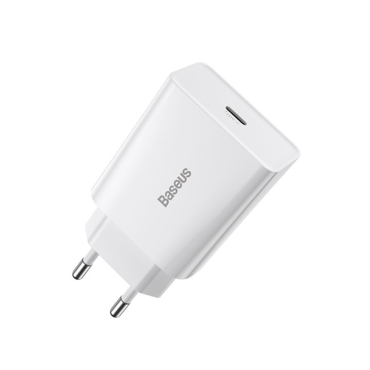 Baseus Speed Mini Quick Charger 1C USB-C PD 20W White CCFS-SN02