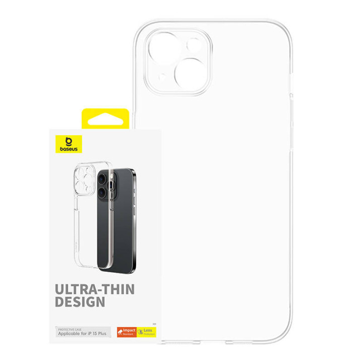 Baseus OS-Lucent Series Case for iPhone 15 Plus (Clear) P60157204203-02