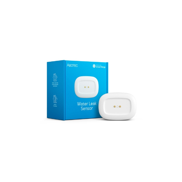 Aeotec Water Leak Sensor, SmartThings compatible, with Zigbee 3.0 protocol (GP-AEOWLSEU)