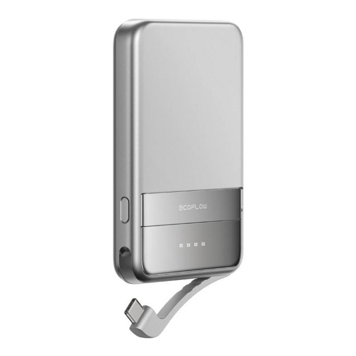 EcoFlow RAPID Magnetic Power Bank 5000mAh (Silver)
