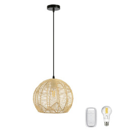 Immax 08258-S BOHO PELO-COMPLET 30cm Smart Ceiling Light with Bulb and Remote