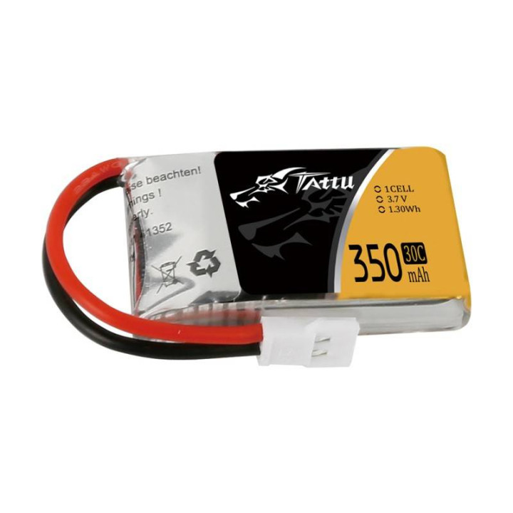 Tattu TAA3501S30ML1 350mAh 3.7V 30C 1S1P LiPo Battery