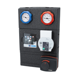 Pump group with mixing valve and ESBE GRA211 ARA661 VRG432-25-WILO actuator