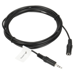 LAIDAS J-W3.5/J-G3.5/3MB Gniazdo TRS 3,5 mm KIŠTUKAS / Gniazdo TRS 3,5 mm LIZDAS 3 m Lanberg