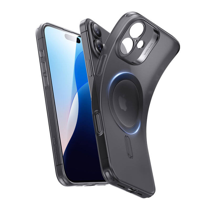 ESR Zero Clear (HaloLock) Case for iPhone 16 Plus (Black) 1A7720202