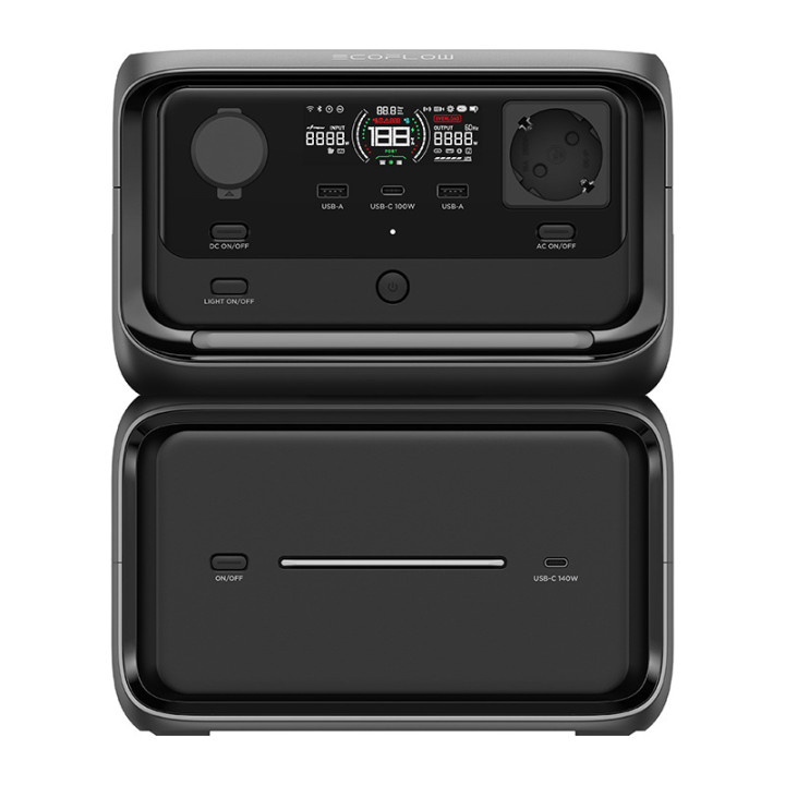 EcoFlow River 3 Max Plus 858Wh Portable Power Station (Wireless)