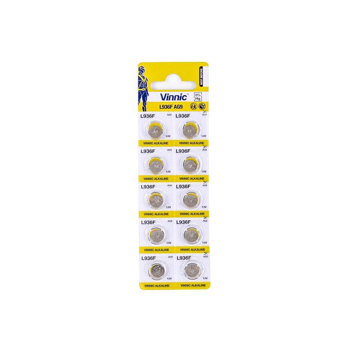 Vinnic L936F / AG9 1,5 В 56 мАч Щелочные батарейки 10 шт.