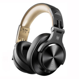 OneOdio Fusion A70 Wireless Headphones (Gold)