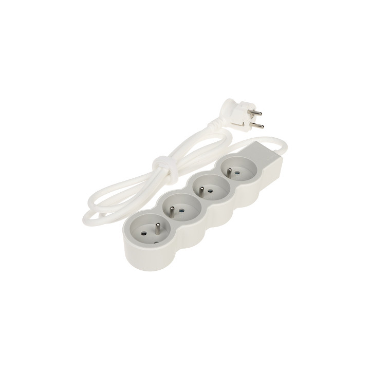 LEGRAND LE-049475 Power Strip 4 Outlets 1.5m Cable Type E Socket 16A 3500W White