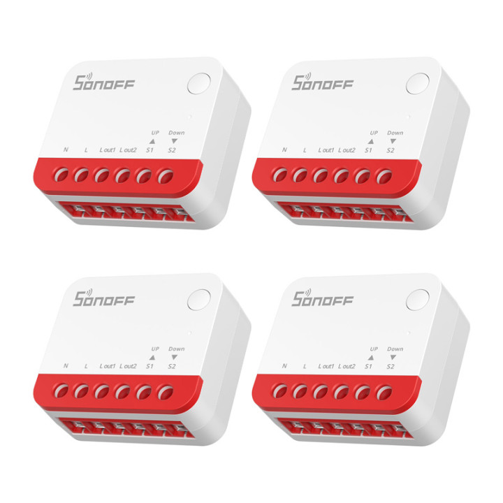 Умный роллетный выключатель ZigBee Sonoff MINI-ZBRBS (4пак)