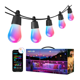 LEPRO ZB1-30-EU Wi-Fi String Lights, 30 m, RGB+IC, IP44