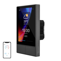 SONOFF NSPanel умная WiFi панель управления (черный, 120мм)