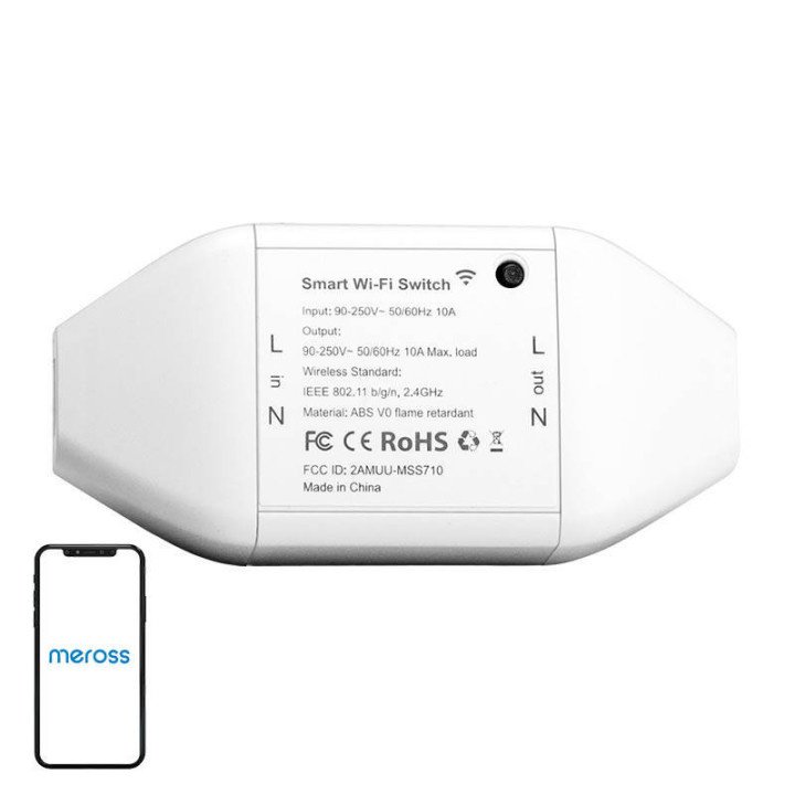 Интеллектуальный Wi-Fi-переключатель Meross MSS710-UN (не HomeKit)
