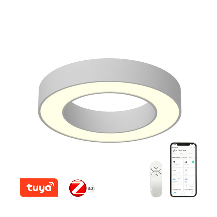 Immax NEO PASTEL Smart ceiling light 60cm, 52W white Zigbee 3.0 II. quality