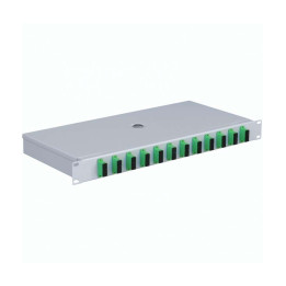 Mantar :: Fiber optic patch panel Rack 19" 1U SC 12 Duplex