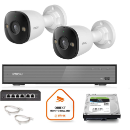Imou IPC-PS3E-8Q0-0280B Surveillance Kit 2 IP cameras 8 MP PoE