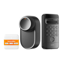 SwitchBot Lock Ultra 3-in-1 with Hub Mini Matter and Vision Keypad W5600005