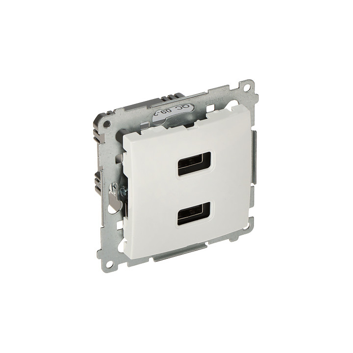 KONTAKT Simon DC2USB.01/11-SIMON54 Premium USB Charging Socket 5V 2.1A White