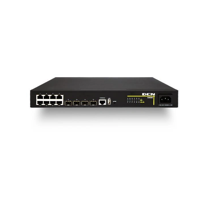 DCN S4600-12X-P-SI Switch administrable L2 8xPoE+ 4xSFP+ 125W