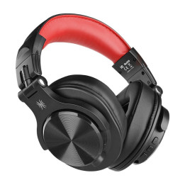 OneOdio Fusion A70 Wireless Headphones (Black and Red)