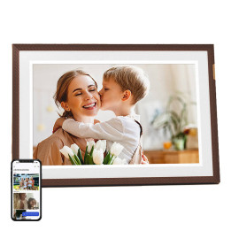 ARZOPA D10 10.1" Digital Photo Frame (Dark Brown)