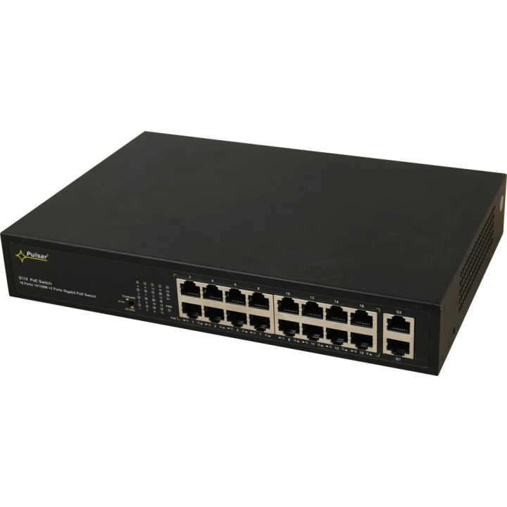 Pulsar S116 16-port switch for 16 IP cameras