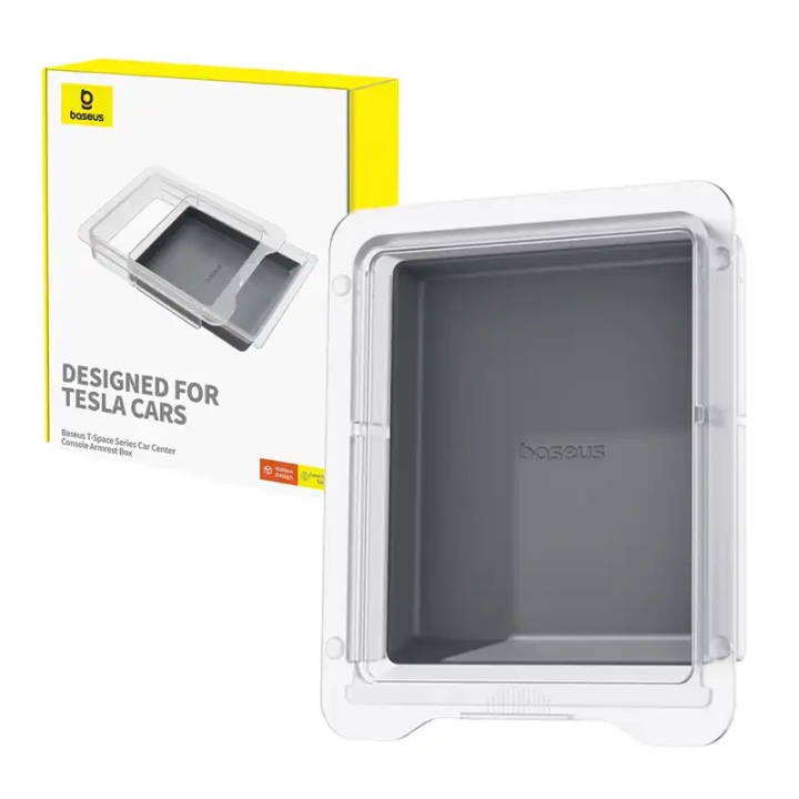 Baseus BS-TS009 Car Storage Box for Tesla 3/Y (Grey)