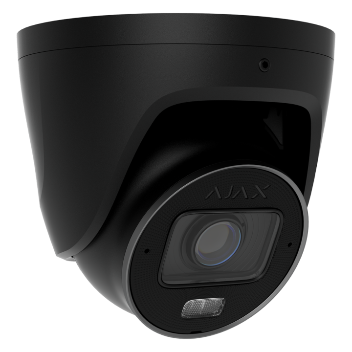 AJAXCCTV AJ-TURRETCAM-5-HLVF-B 5MP Turret IP Camera with 2.8~12mm Varifocal Lens, 60m IR & White LED, PoE