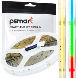 Psmart LED Strip COB 24V RGBW 3000K IP20 12mm 784LED/m 5m