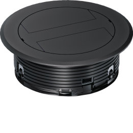 Hager LAR02KK9005 Cable Outlet Plastic Hinged Cover