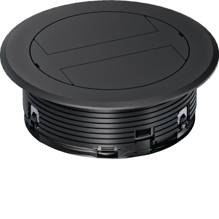 Hager LAR02KK9005 Cable Outlet Plastic Hinged Cover