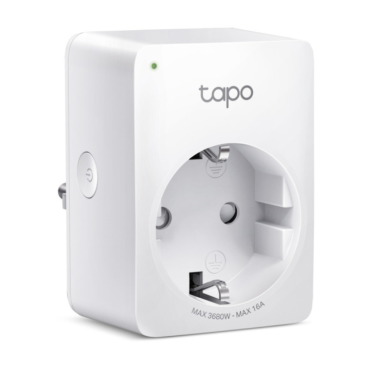 TP-Link Tapo P110(EU) Mini Smart Wi-Fi Socket with Energy Monitoring, 3680W, 11A, Works with Alexa & Google Home