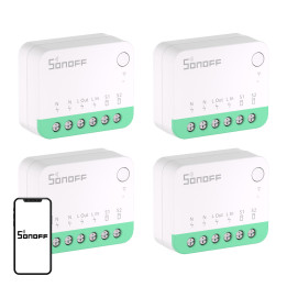 SONOFF MINIR4M (Extreme) Lot de 4 interrupteurs Matter