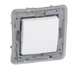 Va-et-vient Niloe - 1 voie IP 44 - 10 AX - 250 V -bornes automatiques -blanc
