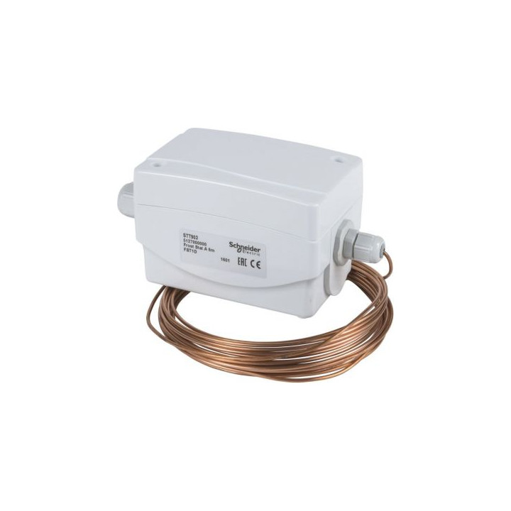 Frost Thermostat: STT913, 6 m (19.7 ft) Capillary, Manual, Air