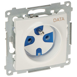 KONTAKT Simon DGD1.01/11-SIMON54 Data Socket with Enabling Key 16A 250V White