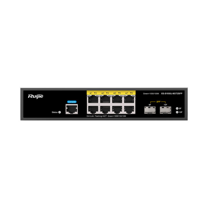 RUIJIE RG-XS-S1930J-8GT2SFP Managed Gigabit Switch mit 2 SFP-Uplinks