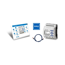 Eaton Moeller EASY-BOX-E4-DC1 DC starter kit includes EASY-E4-DC-12TC1 patch cable easySoft series license