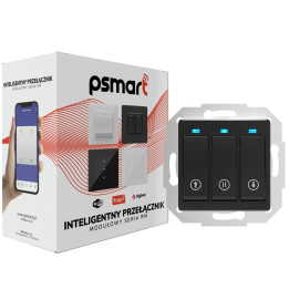 Контроллер роллет PSMART, черный пластик, RM WiFi TUYA