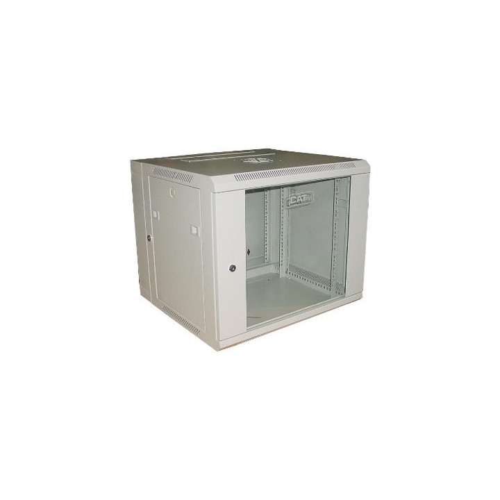 CATlink / Digitus 19" 9U 600x600 Two-Section Wall-Mount Rack Cabinet (RAL 7035)