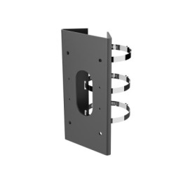 Hikvision DS-1475ZJ-SUS (NEGRO) Soporte de montaje en poste para cámaras de seguridad, negro