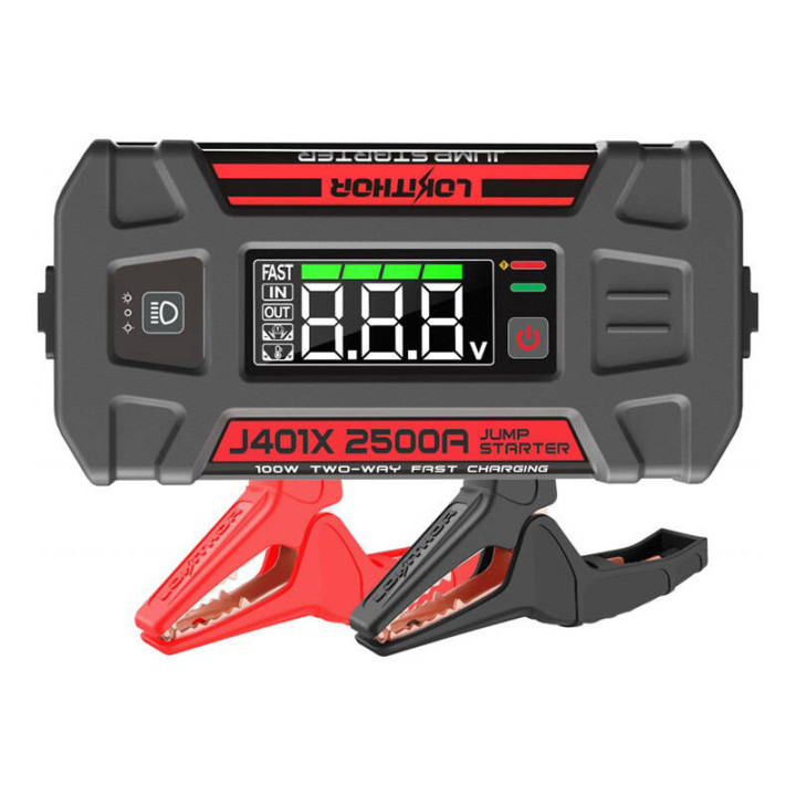 Lokithor J401X Jump Starter 2500A / Power Bank 20000mAh 74Wh 4-in-1