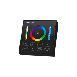 Wall mounted controller RGB+CCT 1-zone black 2xAAA B0B